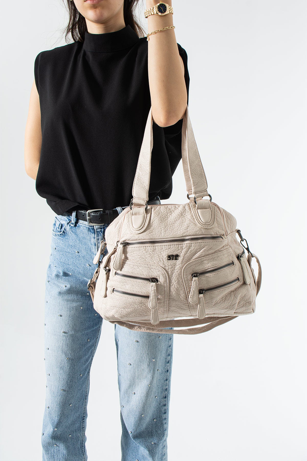 Kol Çapraz İthal Deri Çanta 571-14-18F