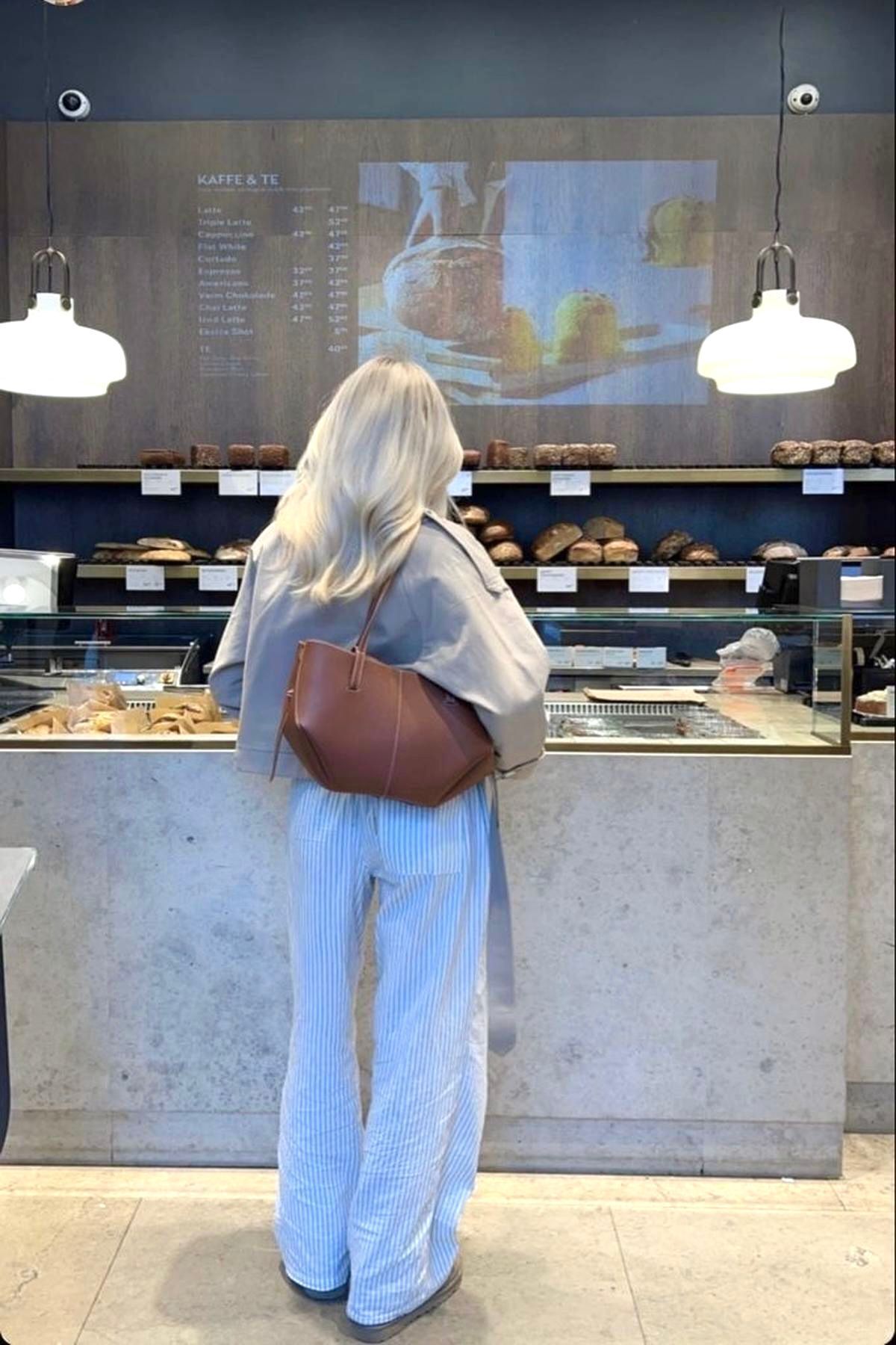 Kadın Mini Pinterest Çanta Penny Acı kahve