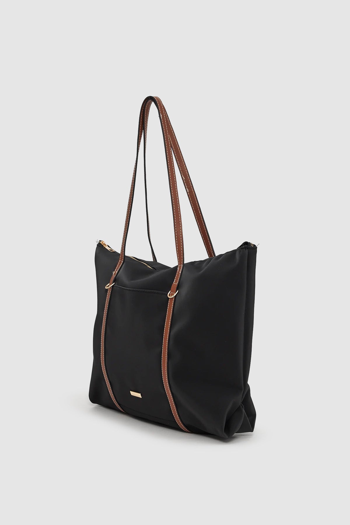 Kische Kadın Şeritli Shopper Omuz Çantası Shelby