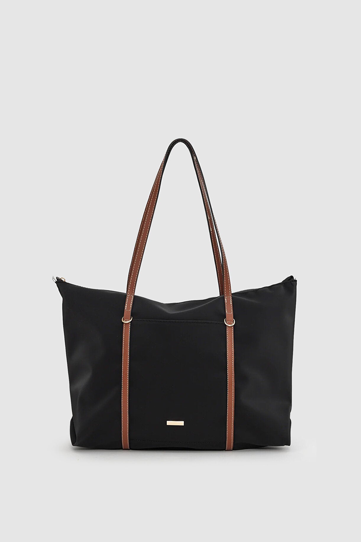 Kische Kadın Şeritli Shopper Omuz Çantası Shelby