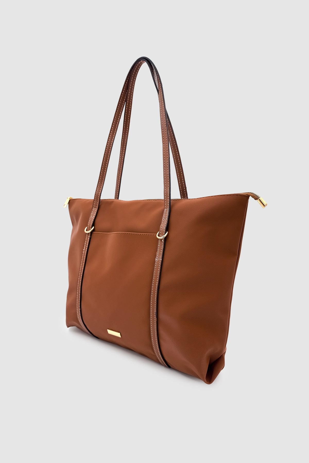 Kische Kadın Şeritli Shopper Omuz Çantası Shelby