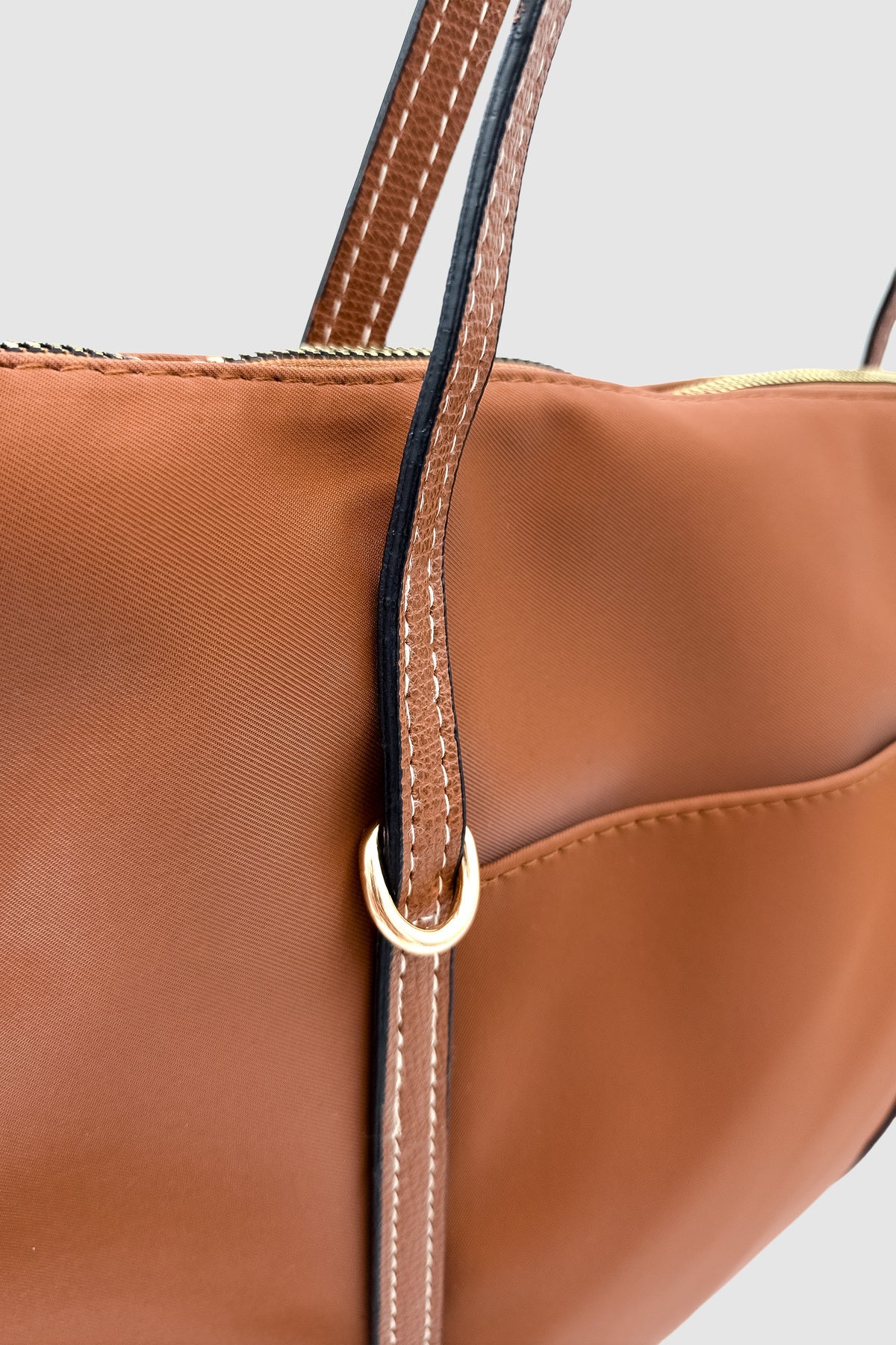Kische Kadın Şeritli Shopper Omuz Çantası Shelby