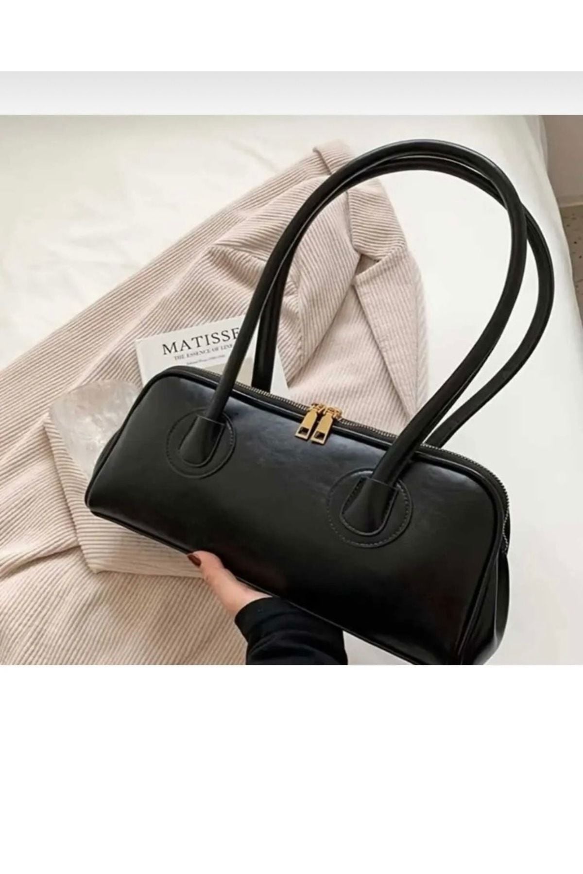 Siyah Omuz Çantas Setra