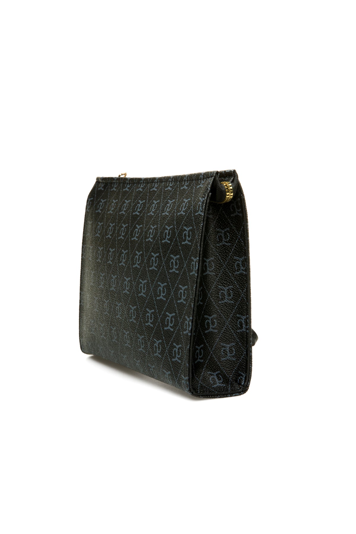 Kadın Baskılı Kadın Clutch El Çantası portföy ponny 2li Siyah Vizon KSCH-4076 - Görsel 25