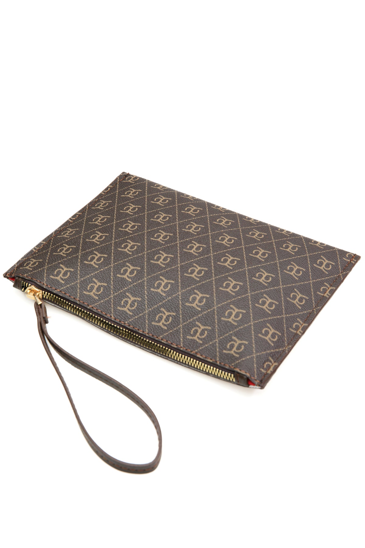 Kadın tabba kahverengi Baskılı Kadın Clutch El Çantası portföy KSCH-4075 - Görsel 23