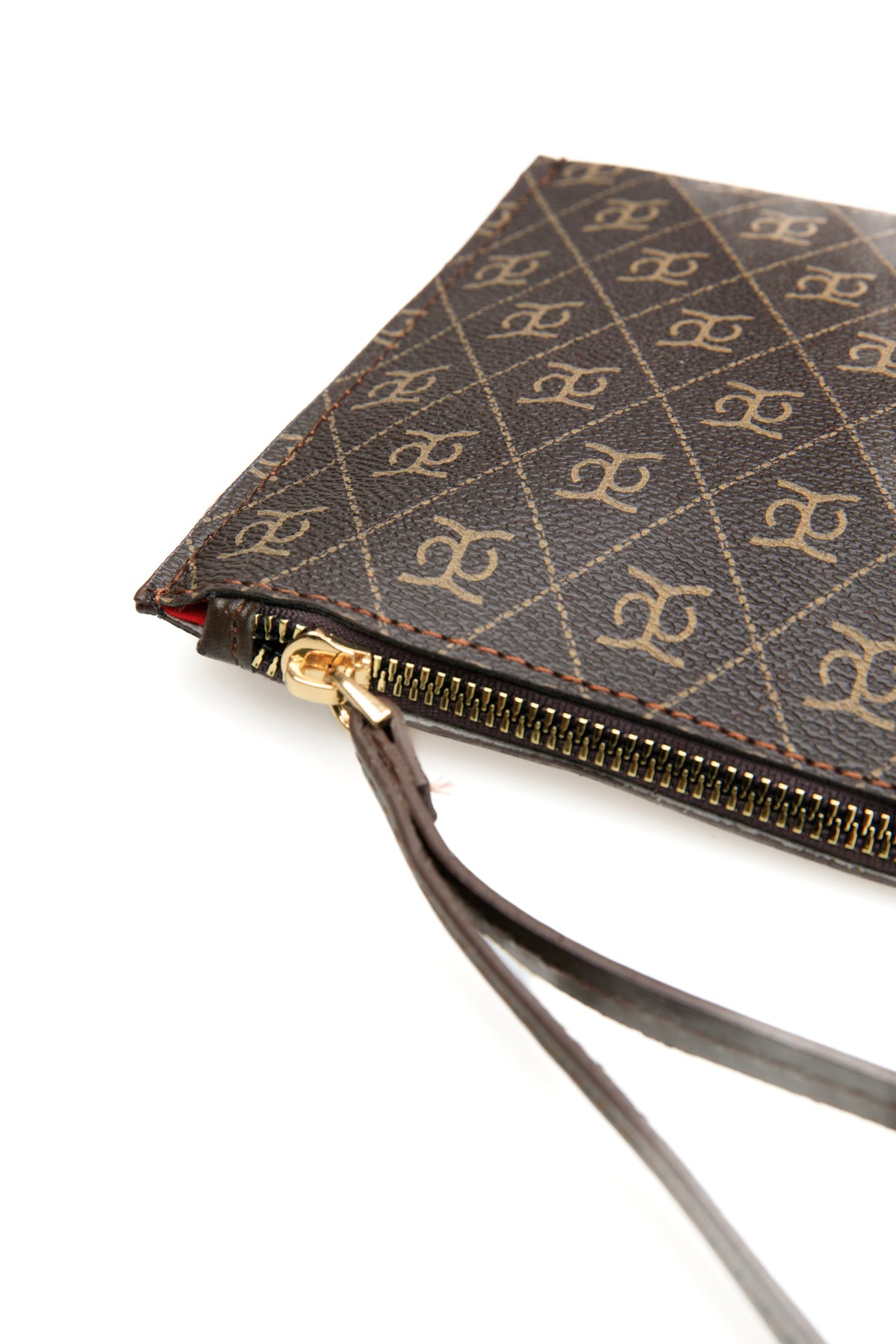 Kadın tabba kahverengi Baskılı Kadın Clutch El Çantası portföy KSCH-4075 - Görsel 24