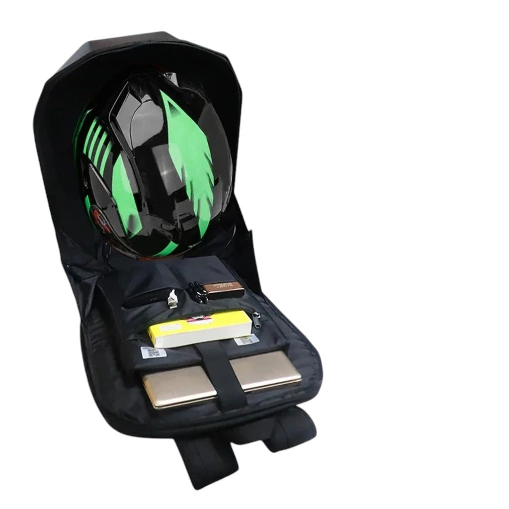 Devil Eye Led Gözlü Sırt Çantası, Siyah, Kask Çantası motorcu çanta
