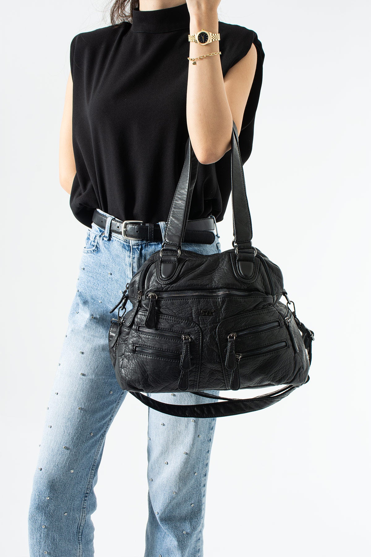 Kol Çapraz İthal Deri Çanta 571-14-18F