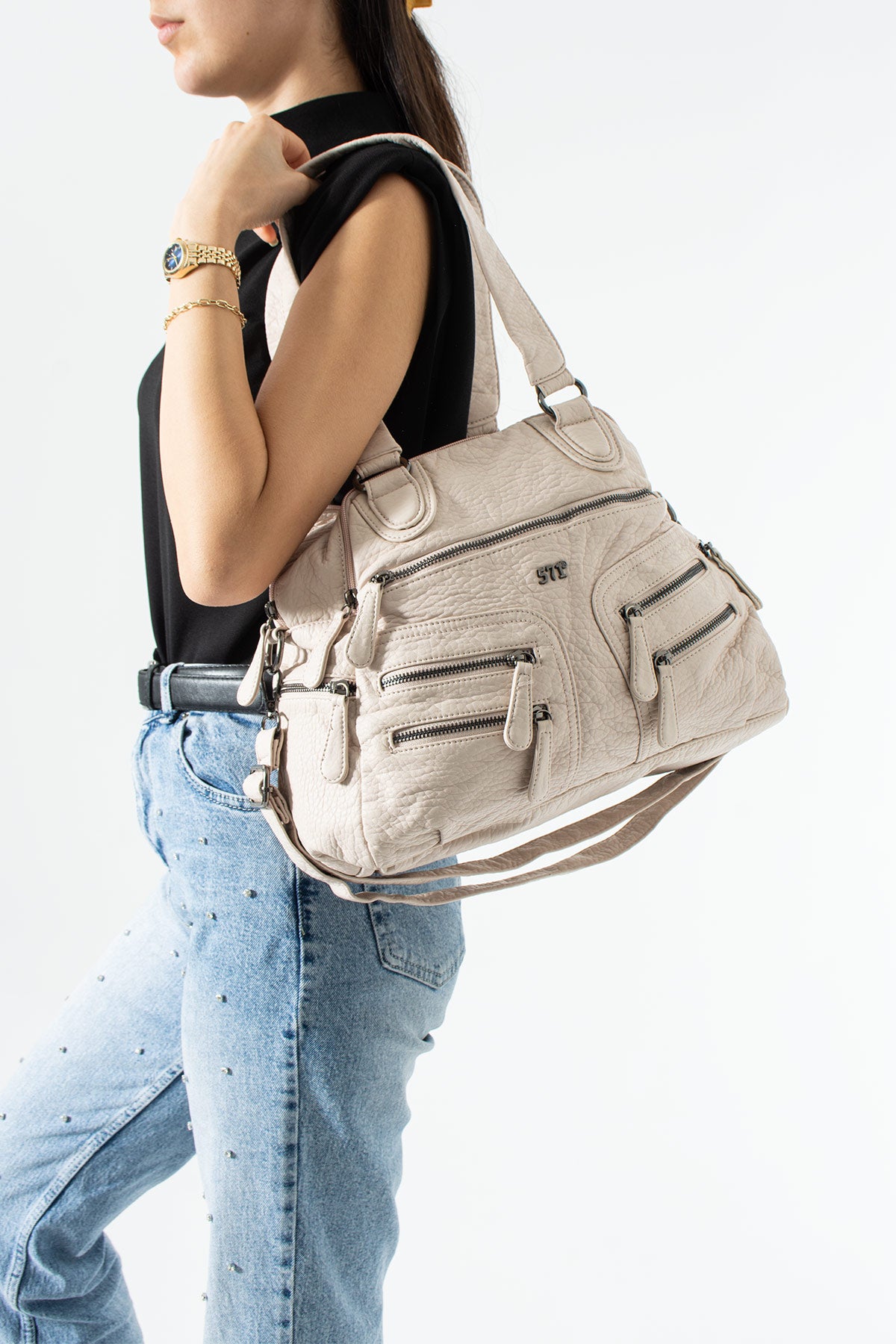 Kol Çapraz İthal Deri Çanta 571-14-18F