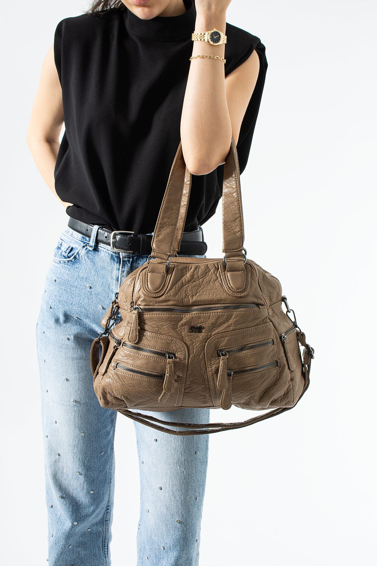 Kol Çapraz İthal Deri Çanta 571-14-18F