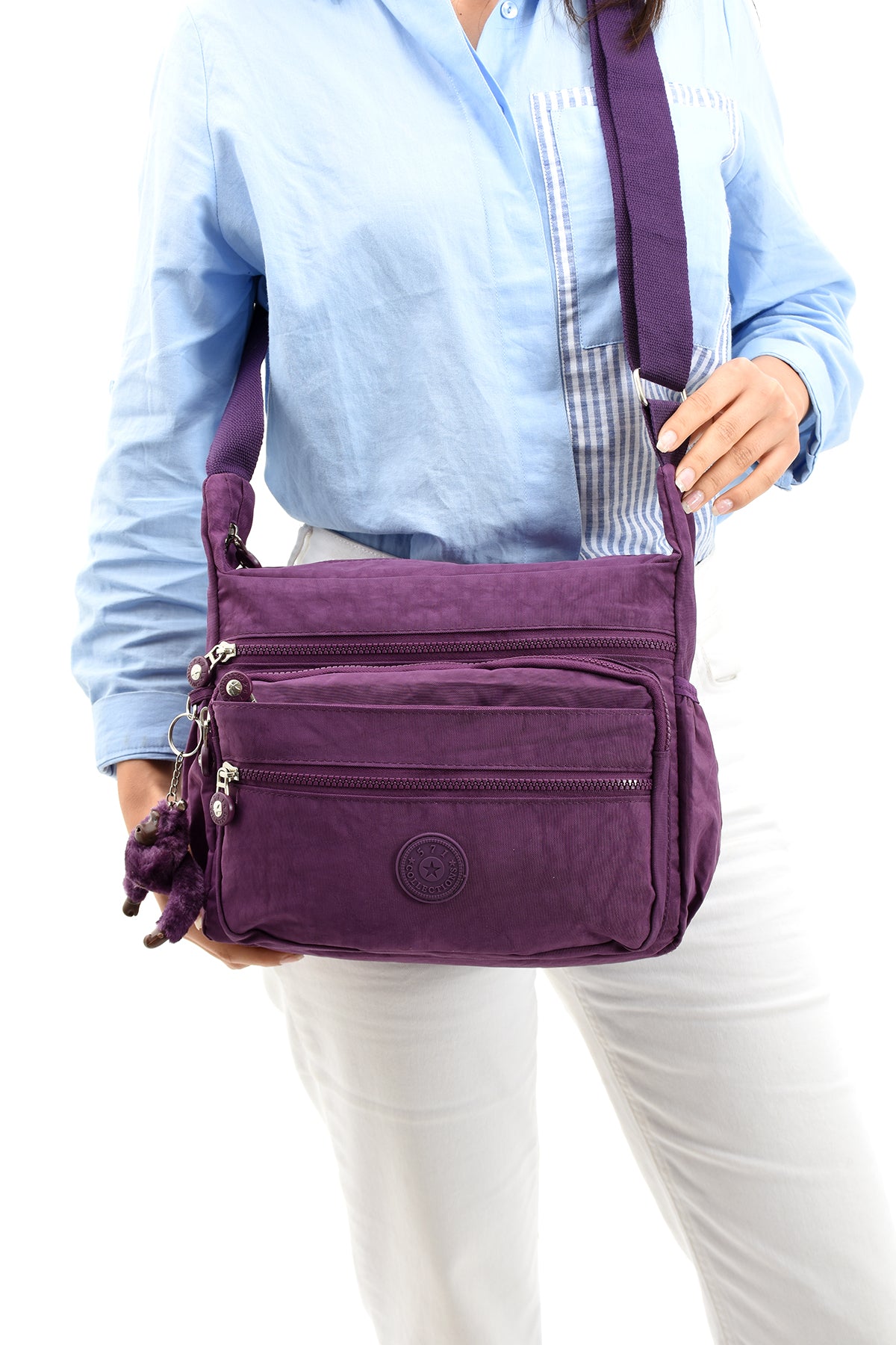 Ultra Hafif Su Geçirmez Çok Cepli Omuz Çantası (Model: 571-6A)