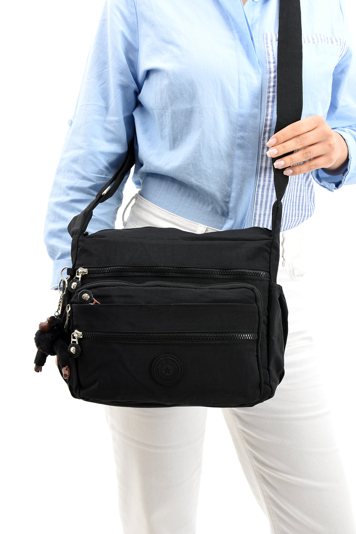 Ultra Hafif Su Geçirmez Çok Cepli Omuz Çantası (Model: 571-6A)