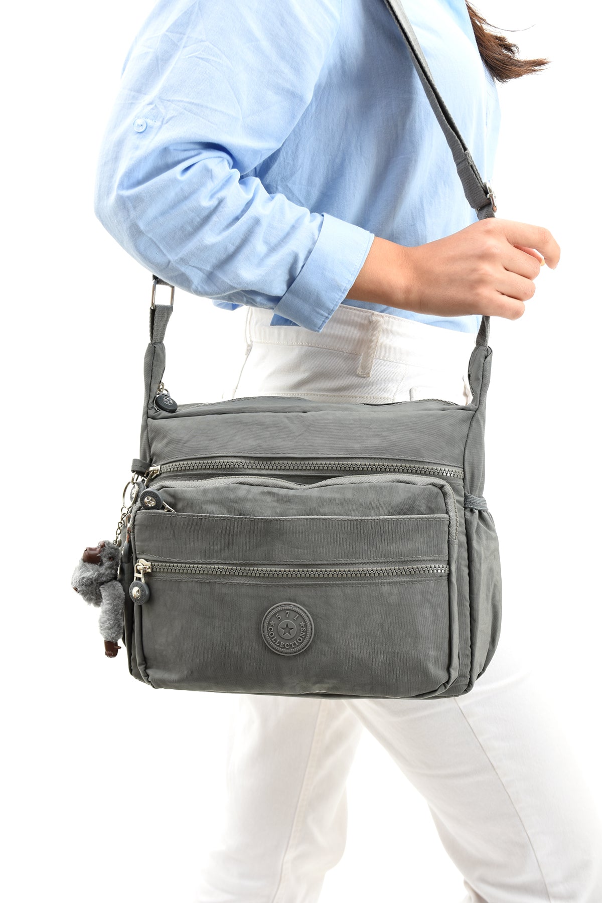 Ultra Hafif Su Geçirmez Çok Cepli Omuz Çantası (Model: 571-6A)