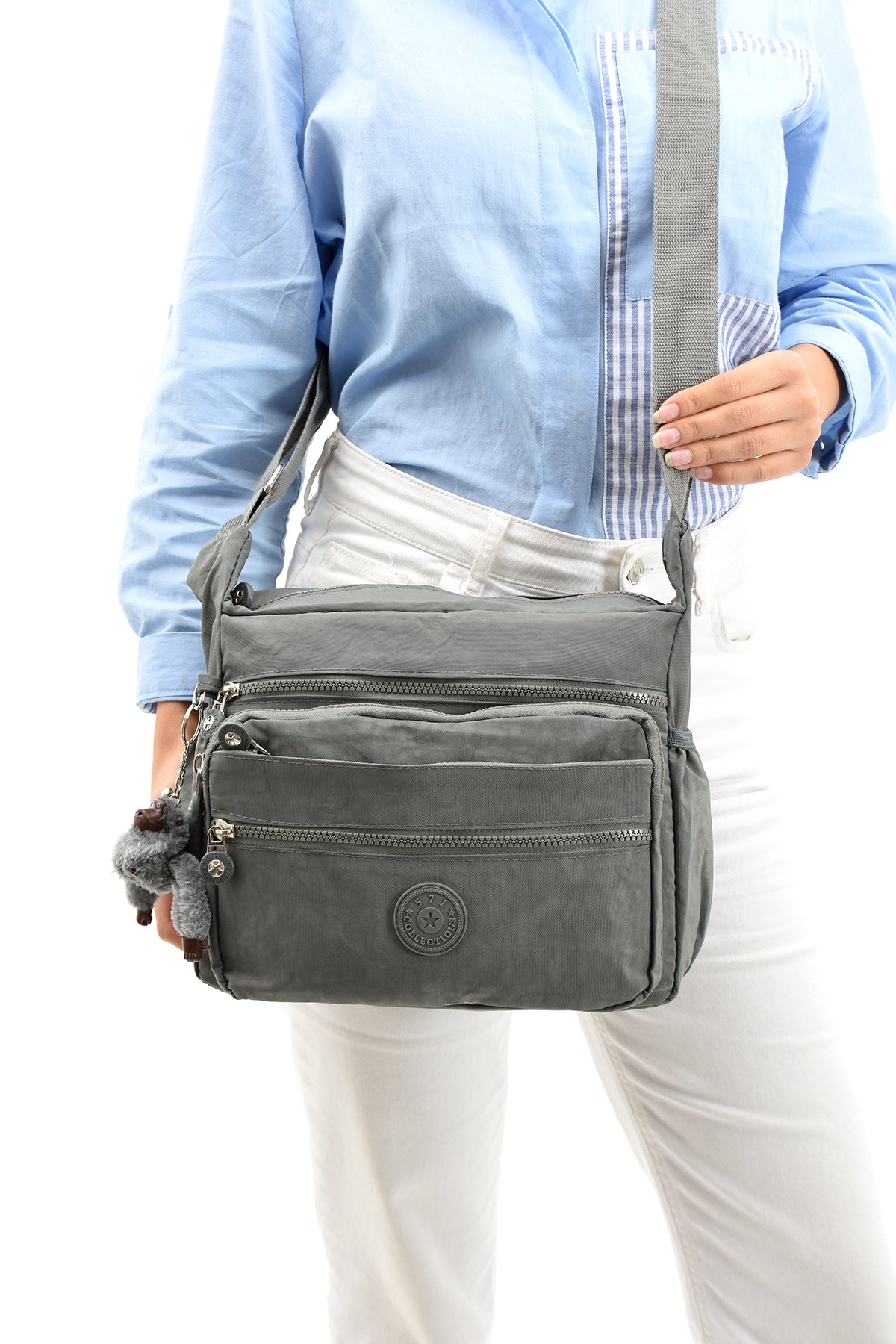 Ultra Hafif Su Geçirmez Çok Cepli Omuz Çantası (Model: 571-6A)