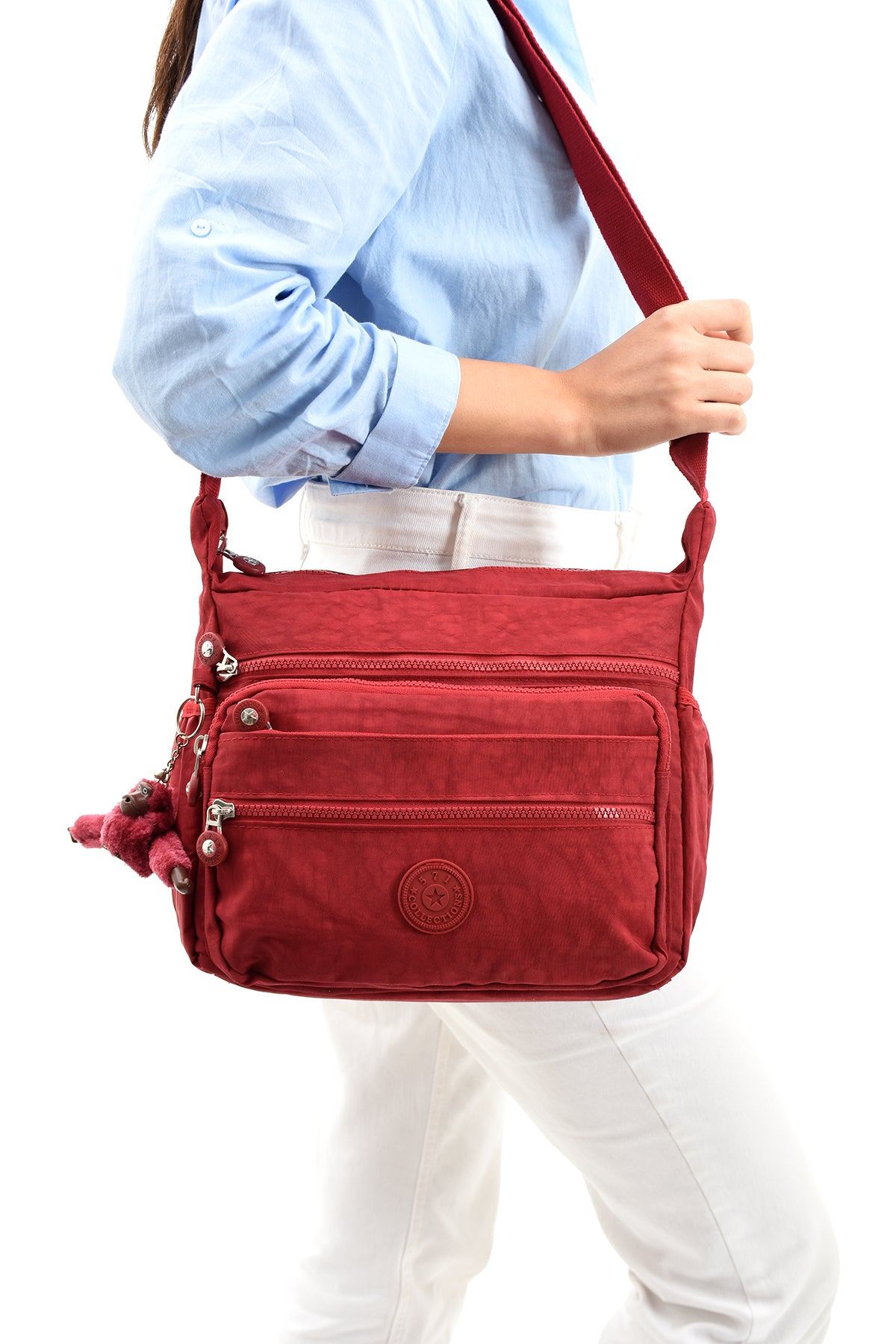 Ultra Hafif Su Geçirmez Çok Cepli Omuz Çantası (Model: 571-6A)