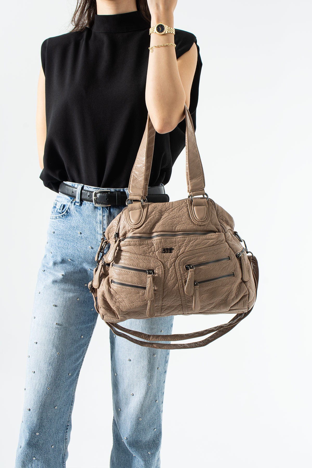 Kol Çapraz İthal Deri Çanta 571-14-18F