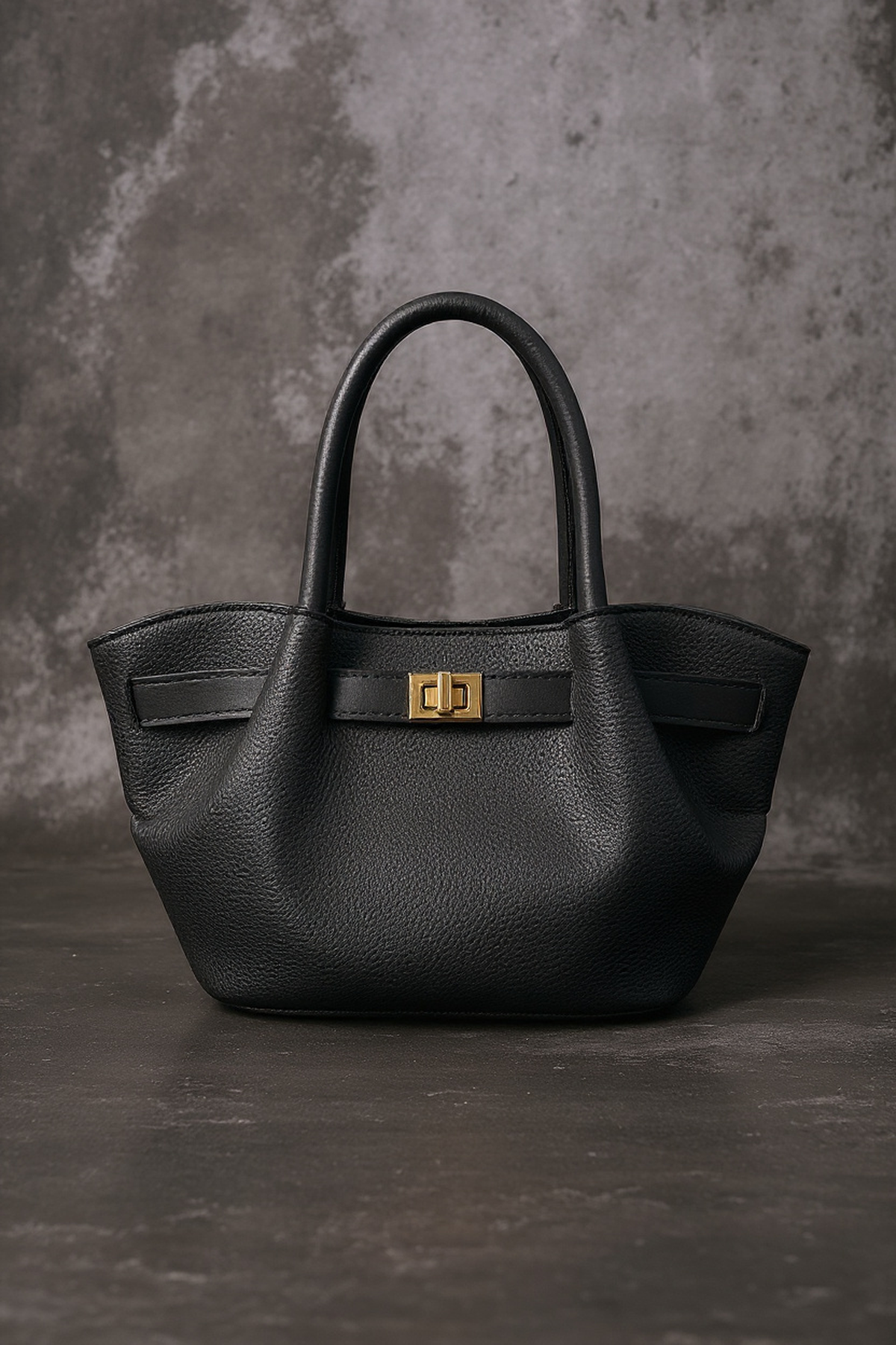Lora bag kilit detaylı uzun asklı el omzu çantası