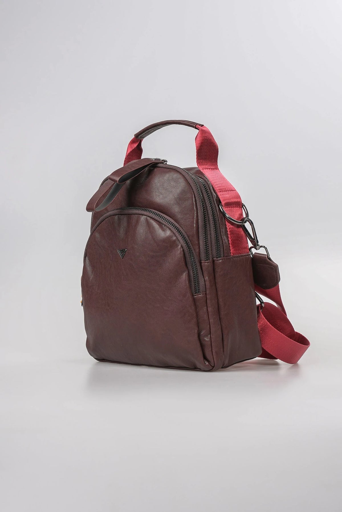 ÇÇS 18475 Kadın Sırt Çantası - BORDO