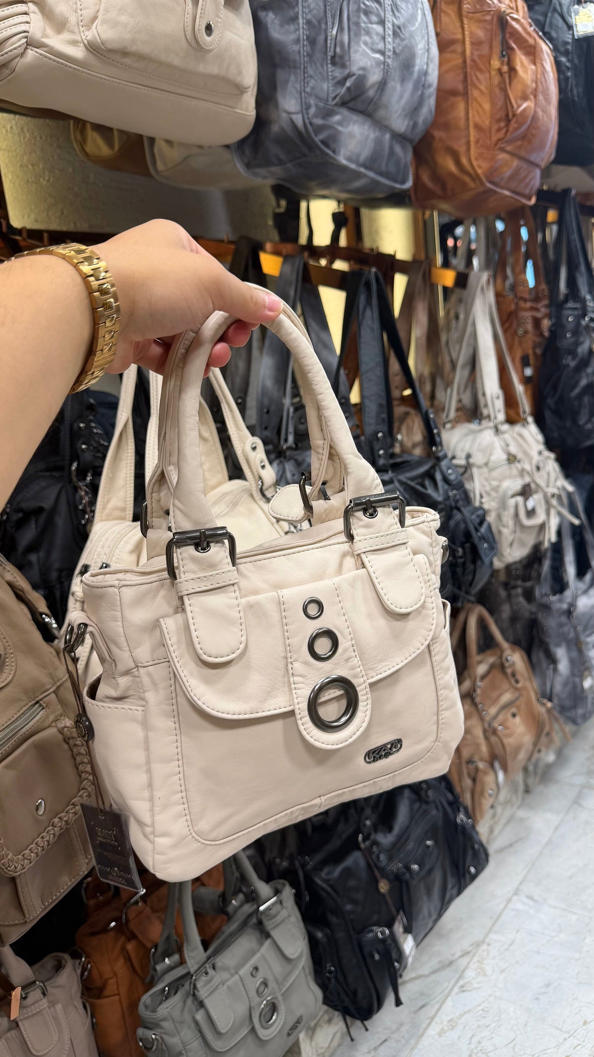 Kische Halka Detaylı Mini El Çantası 25743-1