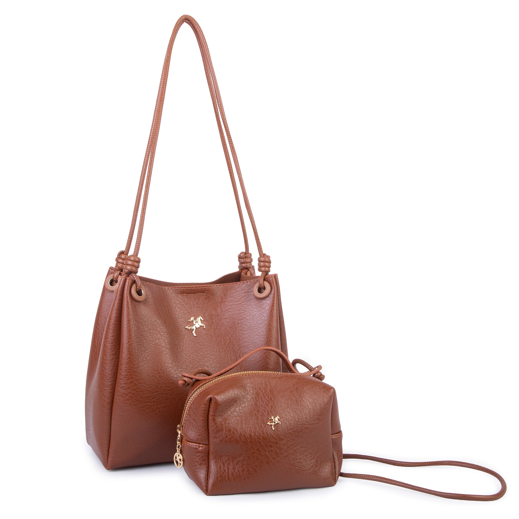 Nas Bag Victoria 2li Set - Taba