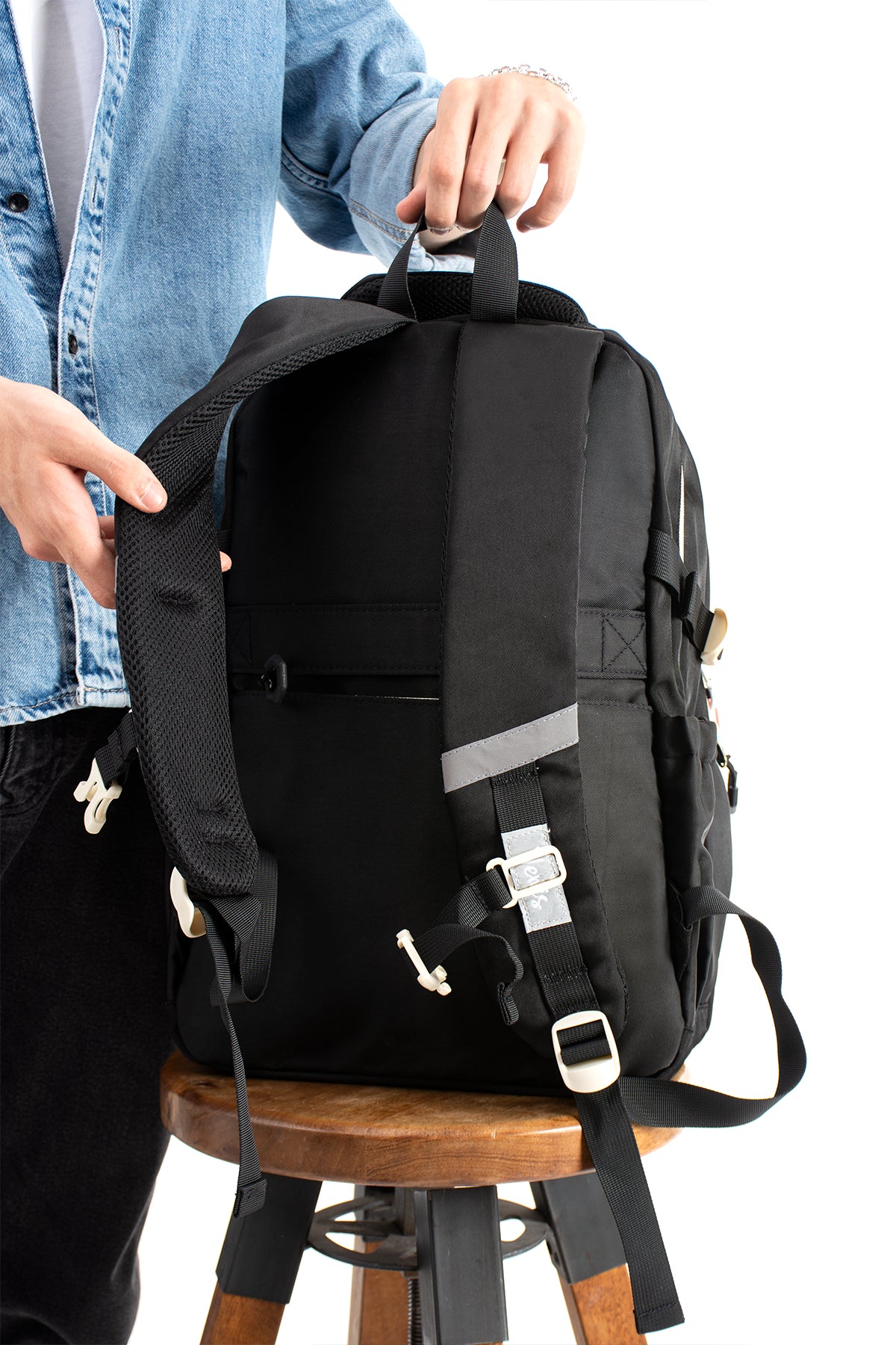 Ultra Hafif Su Geçirmez Çok Cepli Sırt Çantası Unisex Kore Stil  VNT-1-1C