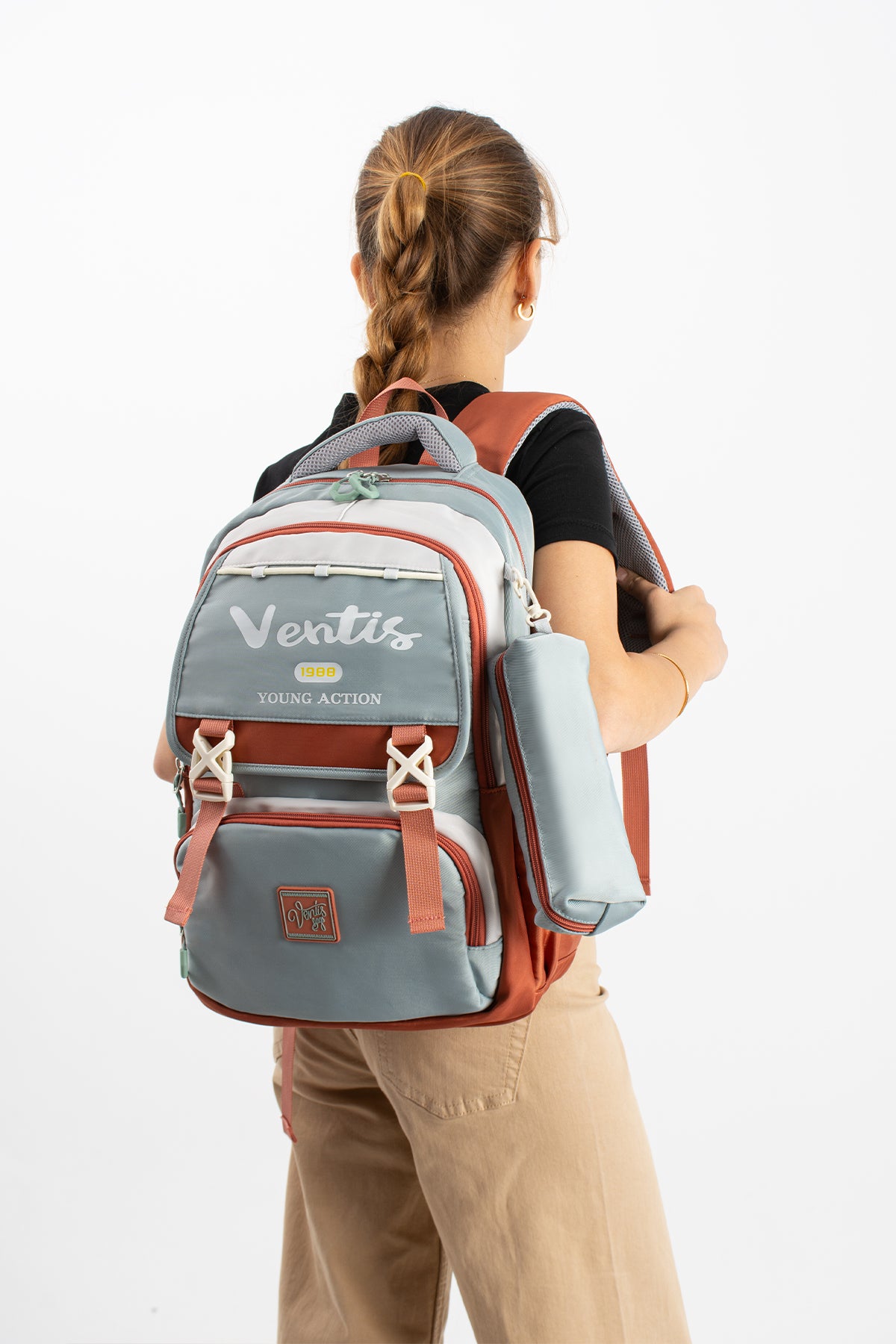 Ultra Hafif Su Geçirmez Çok Cepli Sırt Çantası Unisex Kore Stil  VNT-1-1E