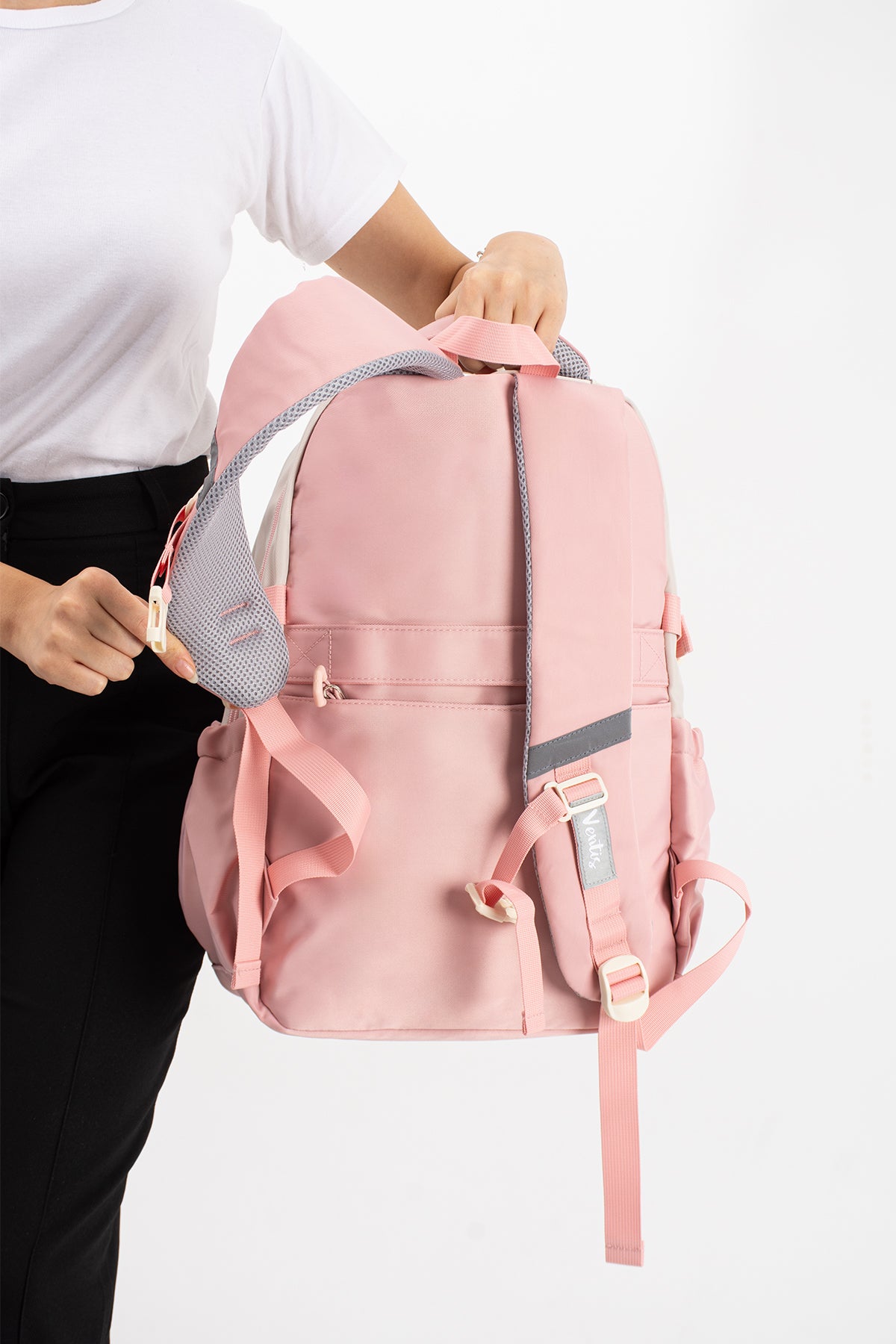 Ultra Hafif Su Geçirmez Çok Cepli Sırt Çantası Unisex Kore Stil  VNT-1-1F