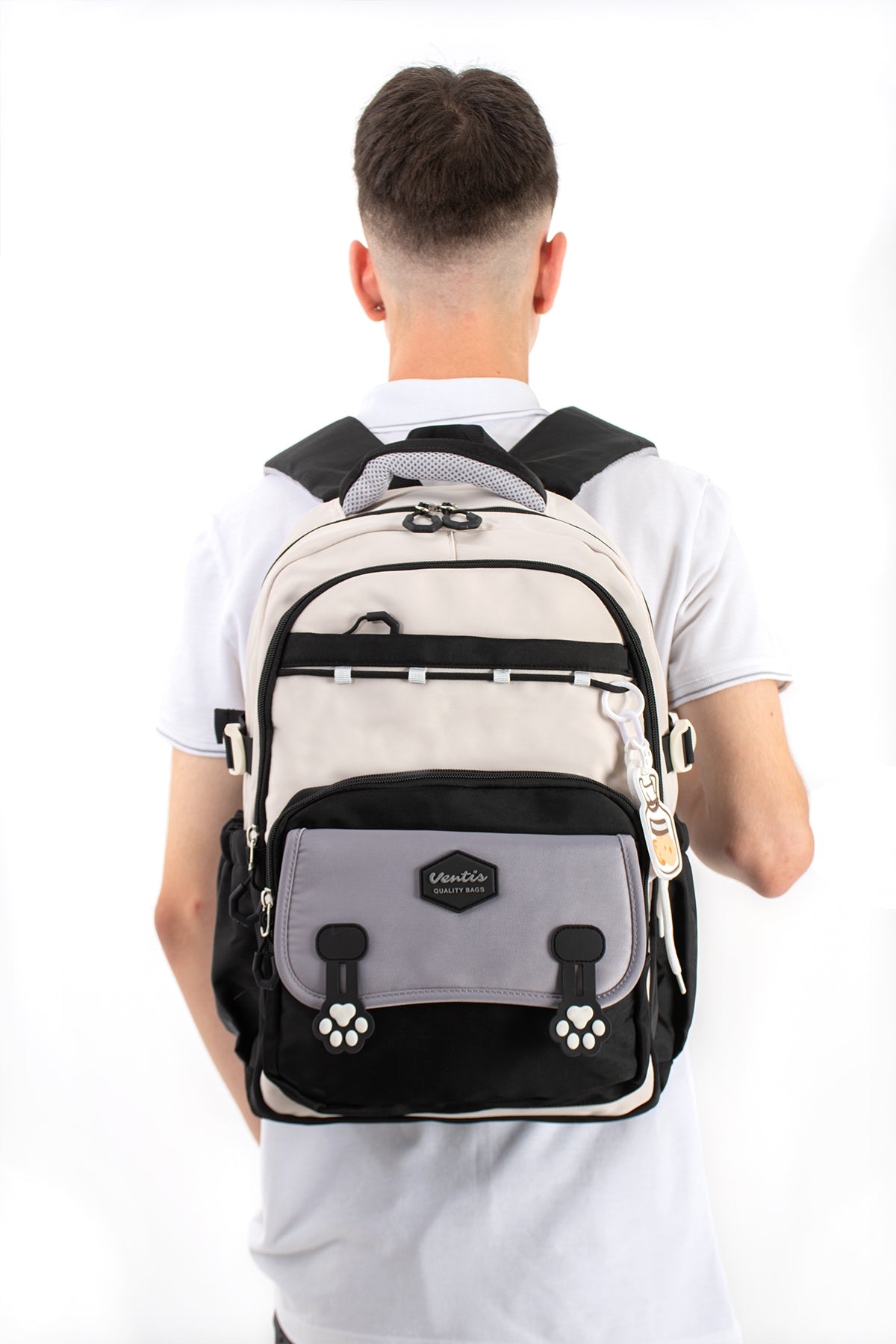 Ultra Hafif Su Geçirmez Çok Cepli Sırt Çantası Unisex Kore Stil  VNT-1-1F