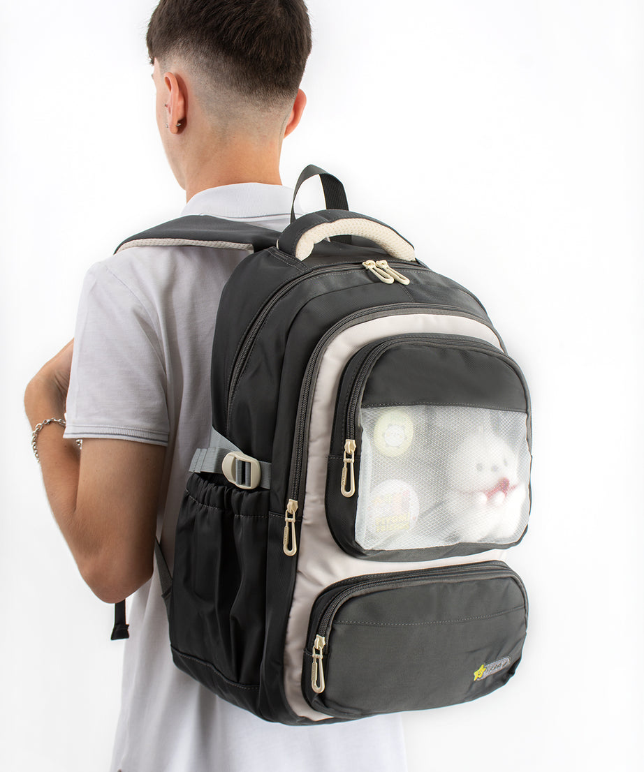 Ultra Hafif Su Geçirmez Çok Cepli Sırt Çantası Unisex Kore Stil  VNT-1-1G