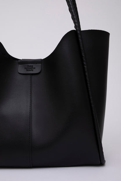 Kische SHK76 Çıtçıtlı Fitil Askılı, Makyaj Çantalı, Büyük Boy Çanta