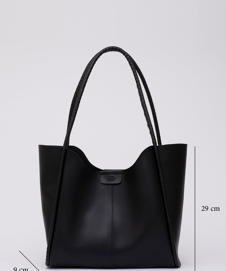 Kische SHK76 Çıtçıtlı Fitil Askılı, Makyaj Çantalı, Büyük Boy Çanta