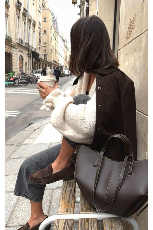 Kadın Mini Pinterest Çanta Penny Acı kahve