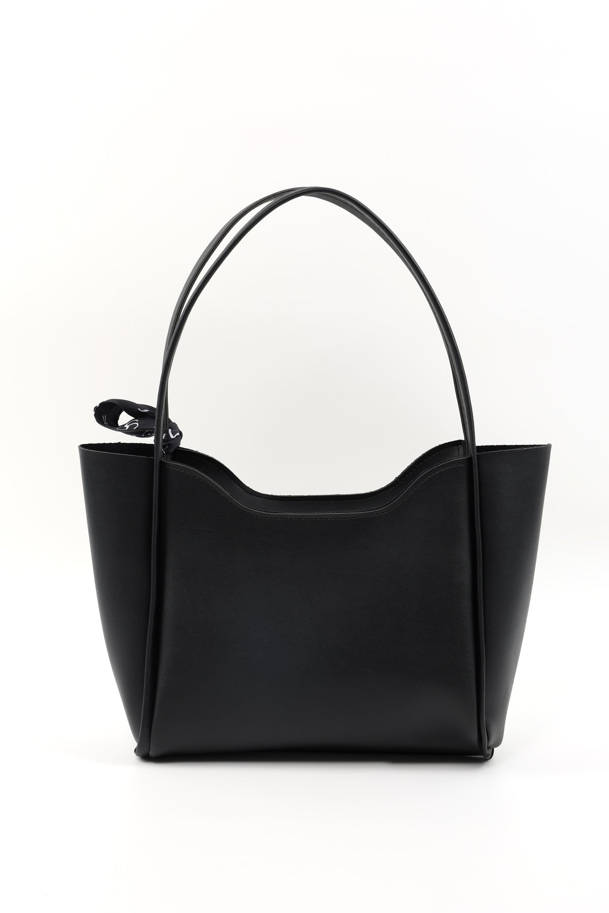 SHK240 Suni Deri Fermuarlı Tek Bölmeli Fular Hediyeli Çanta