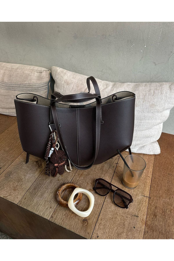 Kadın Mini Pinterest Çanta Penny Acı kahve