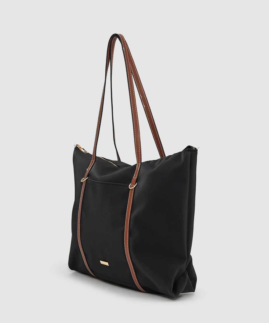 Kische Kadın Şeritli Shopper Omuz Çantası Shelby