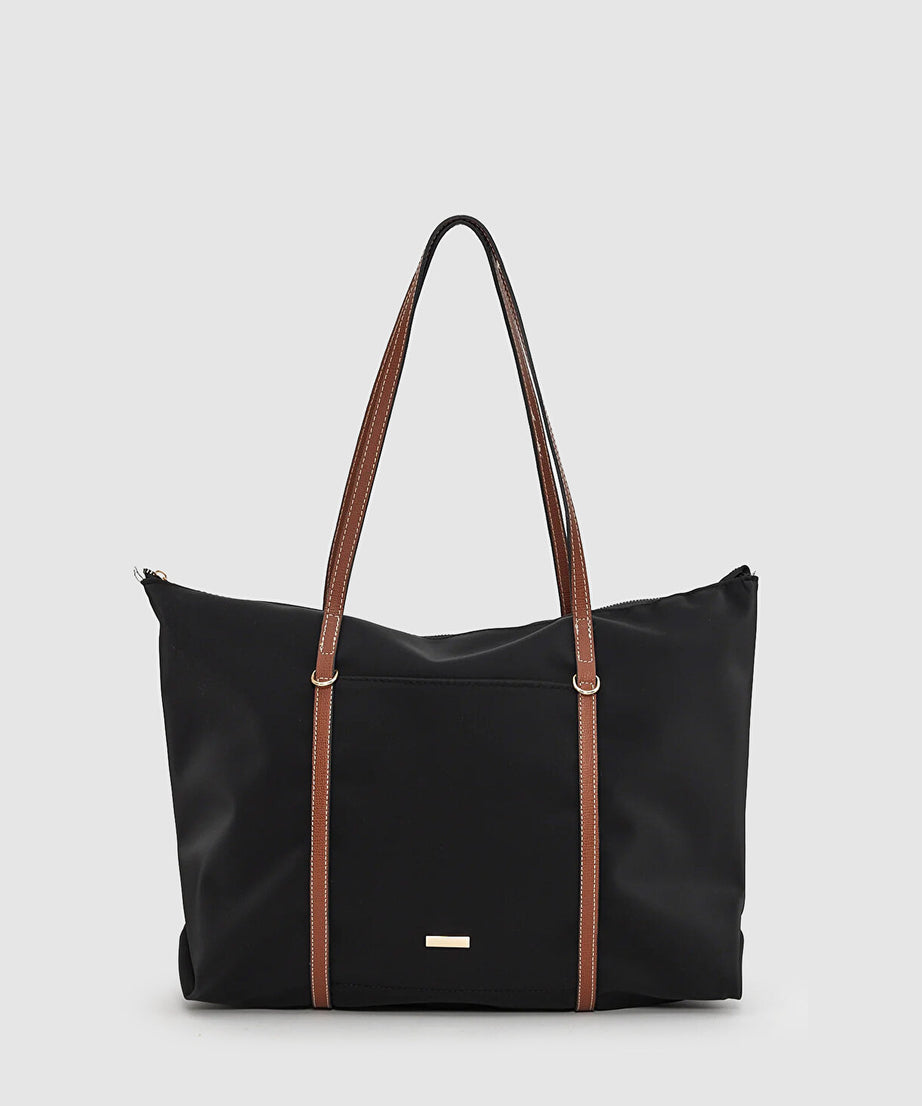 Kische Kadın Şeritli Shopper Omuz Çantası Shelby