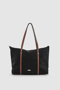 Kische Kadın Şeritli Shopper Omuz Çantası Shelby