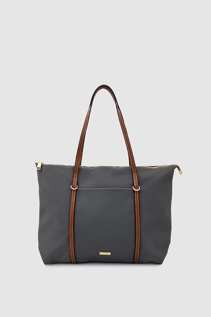 Kische Kadın Şeritli Shopper Omuz Çantası Shelby
