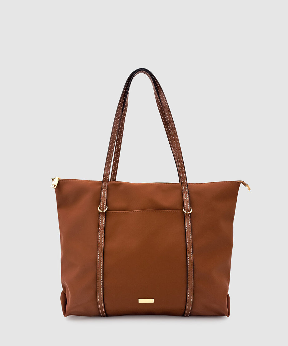 Kische Kadın Şeritli Shopper Omuz Çantası Shelby