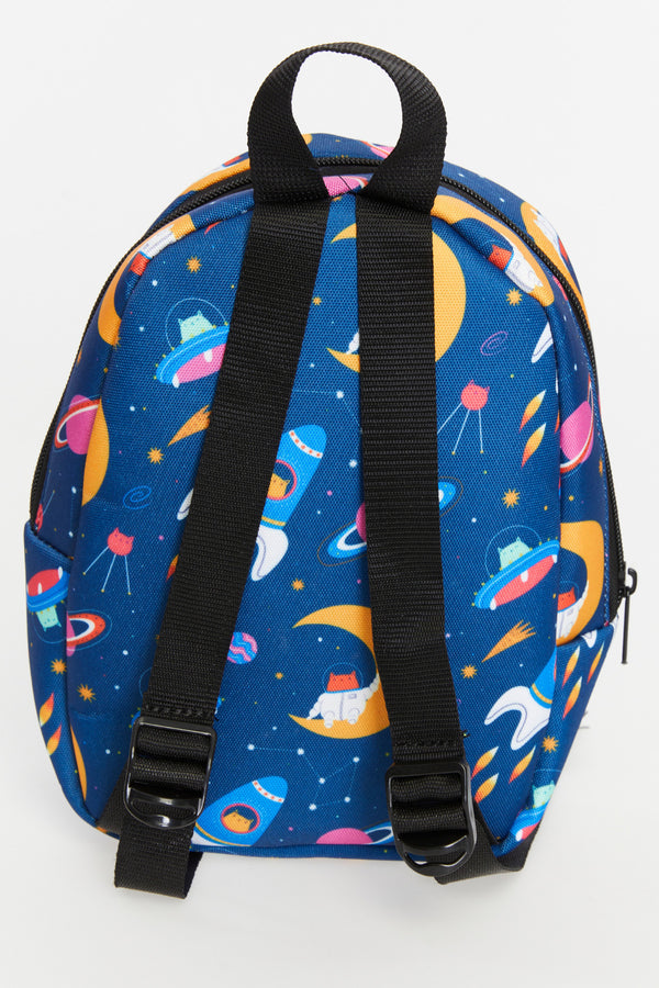 Sevimli Su Geçirmez Uzay Kedi Astronot Desenli Şirin Çoçuk Sırt Çantası 0-8 Yaş Erkek Kız