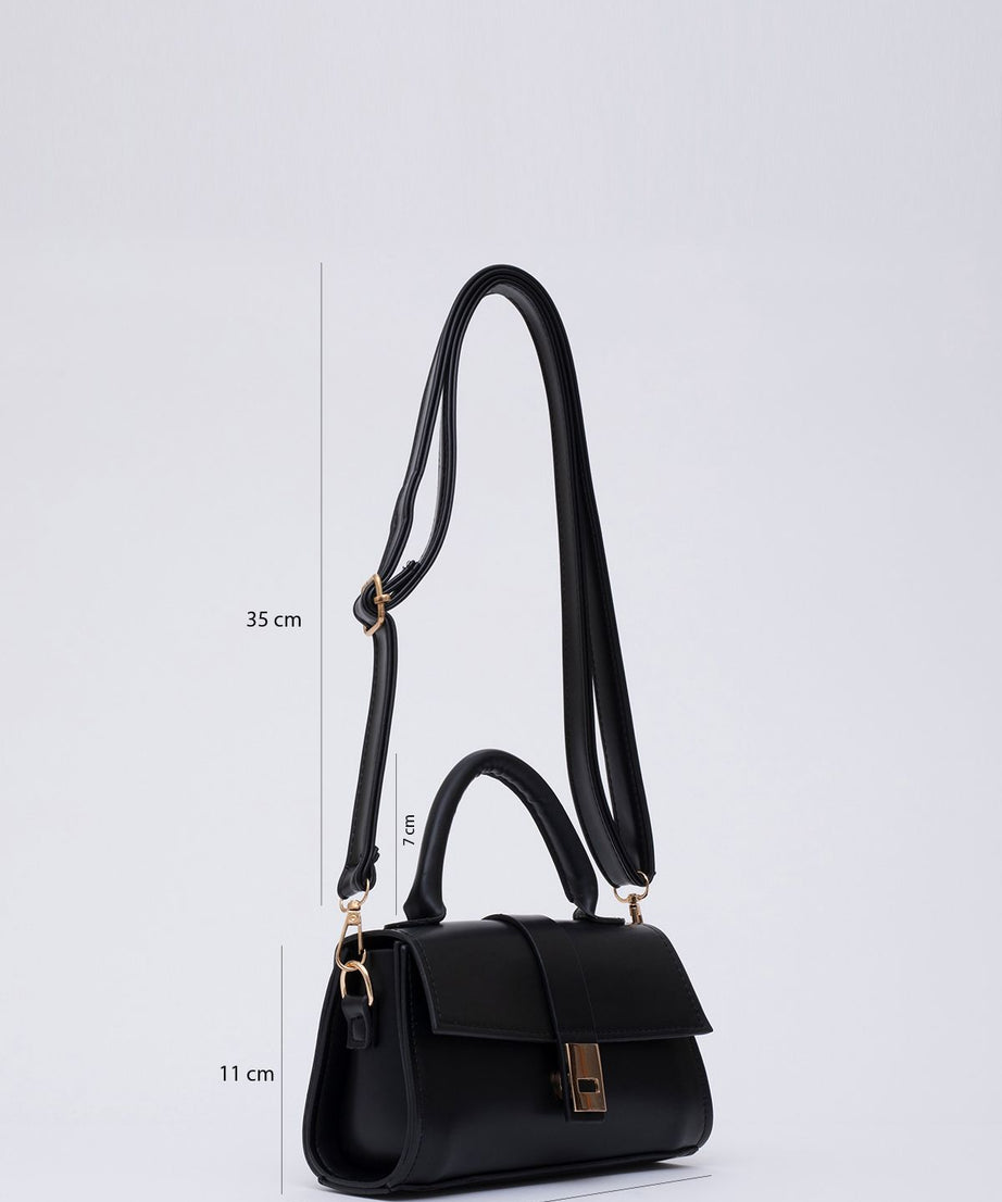 Shk109 Suni Deri Çıtçıtlı Ayarlanabilir Askılı Kadın El, Kol Ve Omuz Çantası U:11 E:19 G:7 cm