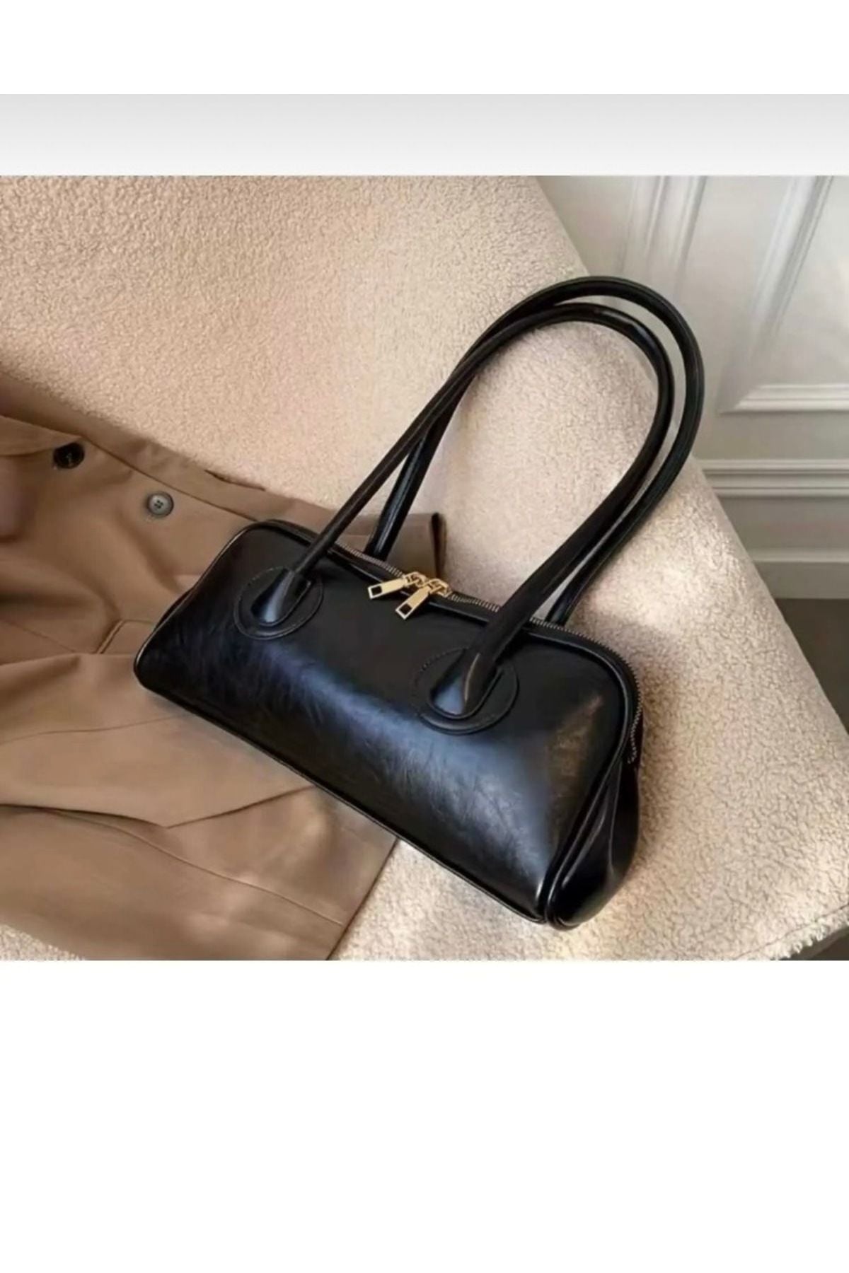 Siyah Omuz Çantas Setra