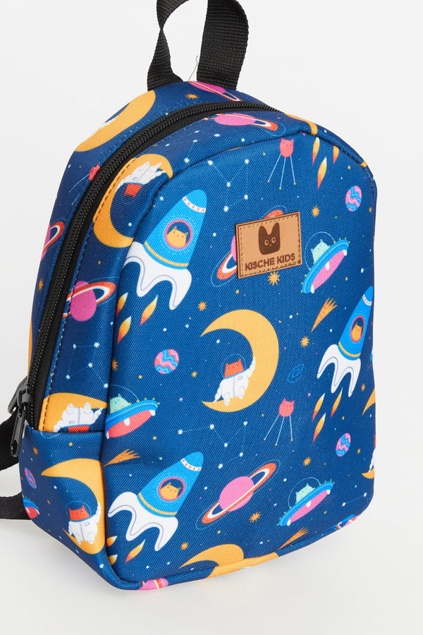 Sevimli Su Geçirmez Uzay Kedi Astronot Desenli Şirin Çoçuk Sırt Çantası 0-8 Yaş Erkek Kız