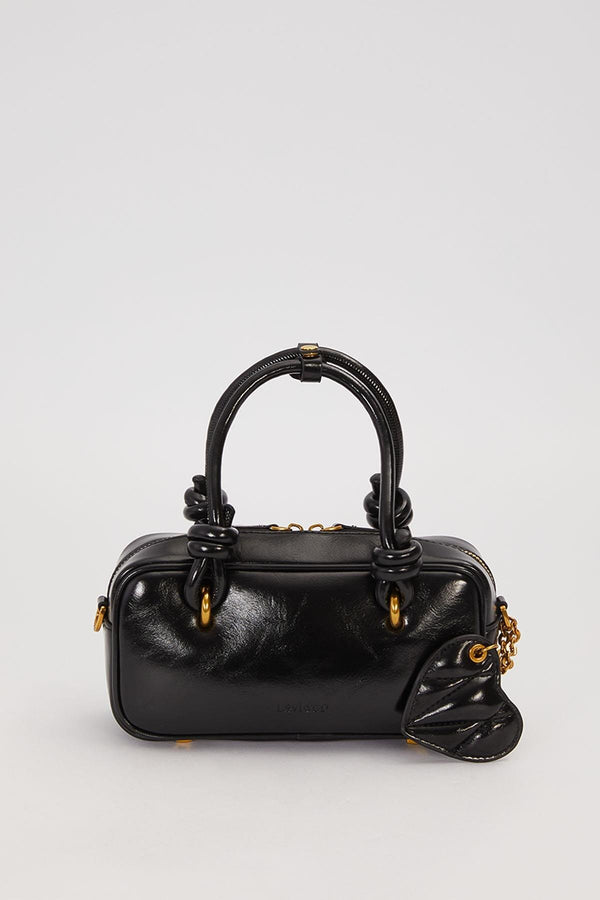 Siyah Düğüm Askı Detaylı El Çantası - Görsel 4