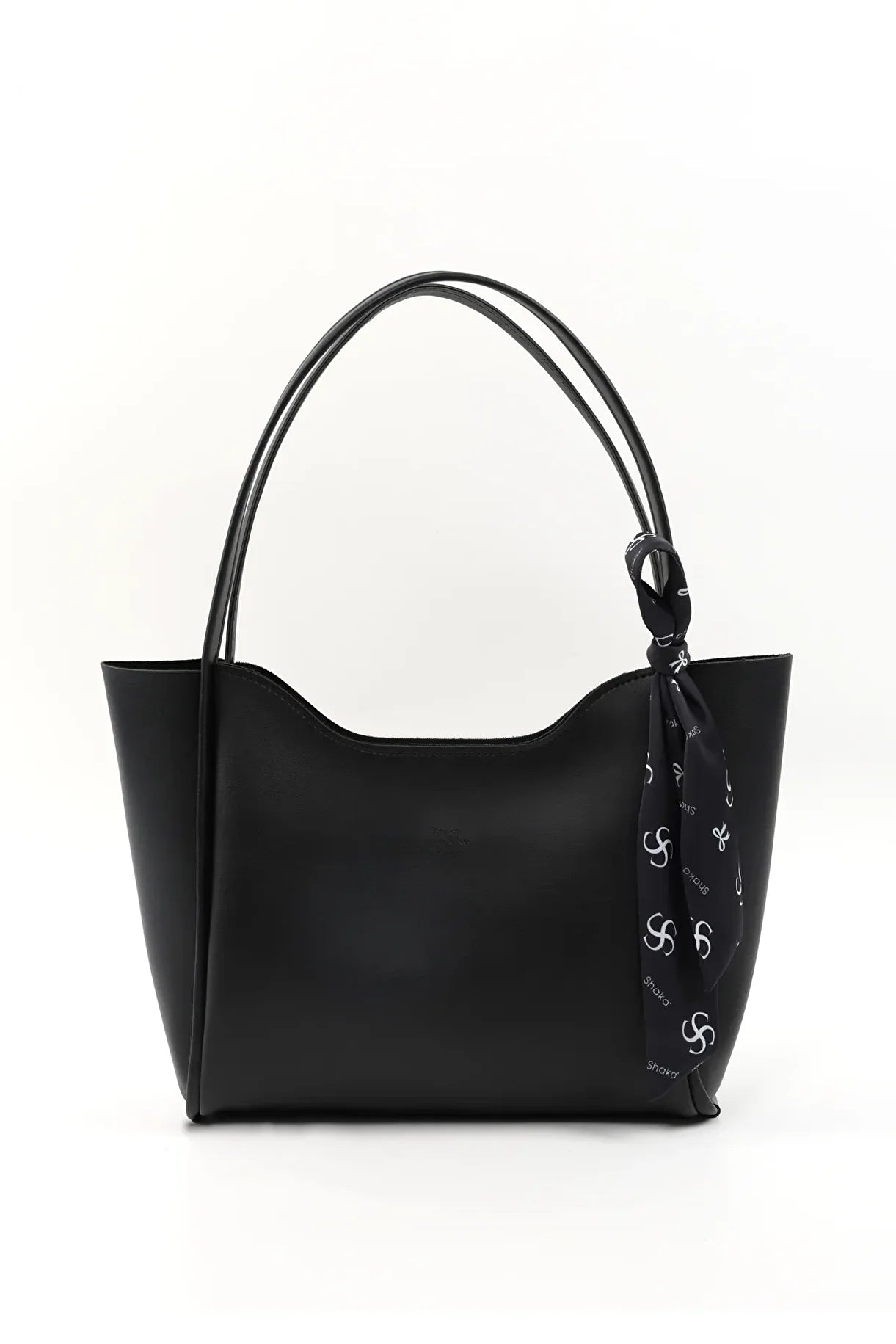 SHK240 Suni Deri Fermuarlı Tek Bölmeli Fular Hediyeli Çanta