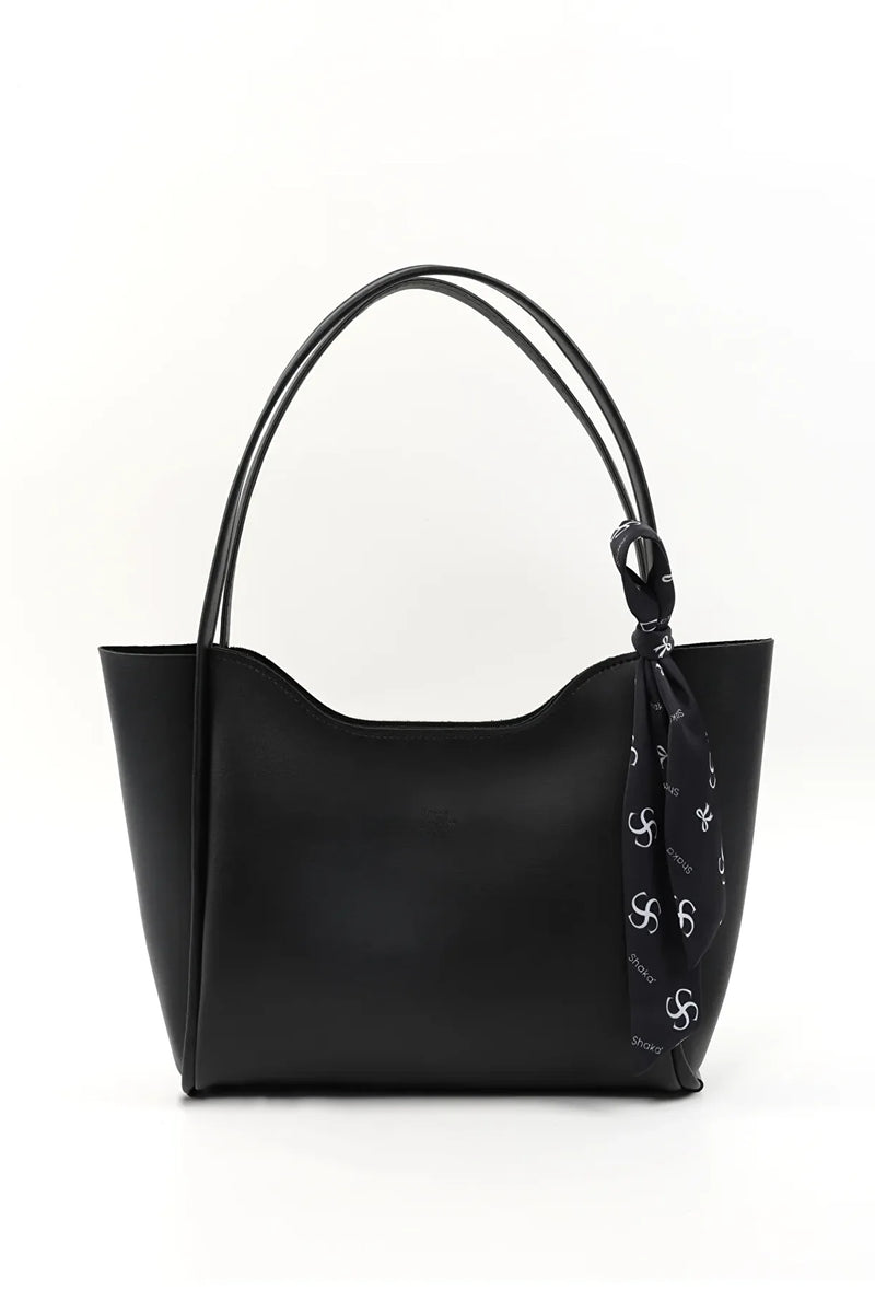 SHK240 Suni Deri Fermuarlı Tek Bölmeli Fular Hediyeli Çanta