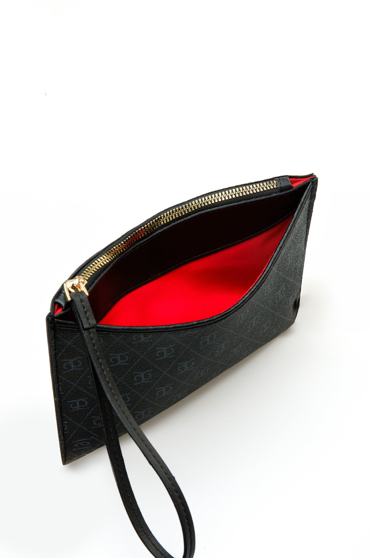 Kadın tabba kahverengi Baskılı Kadın Clutch El Çantası portföy KSCH-4075 - Görsel 13