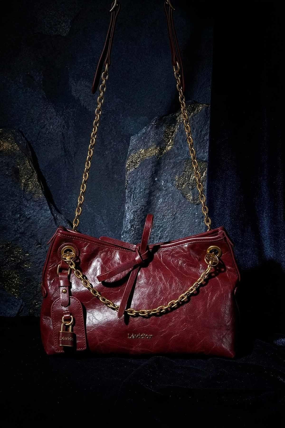Vizon Fiyonk Model Omuz Çantası - Görsel 9
