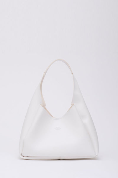 Siyah Shk19 Çıtçıt Kapatmalı Suni Deri Fermuarlı Makyaj Çantalı El Ve Omuz Çantası E:33 U:15 G:10 Cm - Beyaz