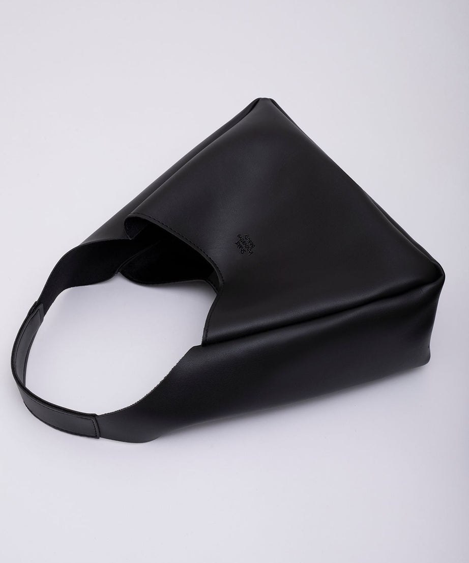 Siyah Shk19 Çıtçıt Kapatmalı Suni Deri Fermuarlı Makyaj Çantalı El Ve Omuz Çantası E:33 U:15 G:10 Cm